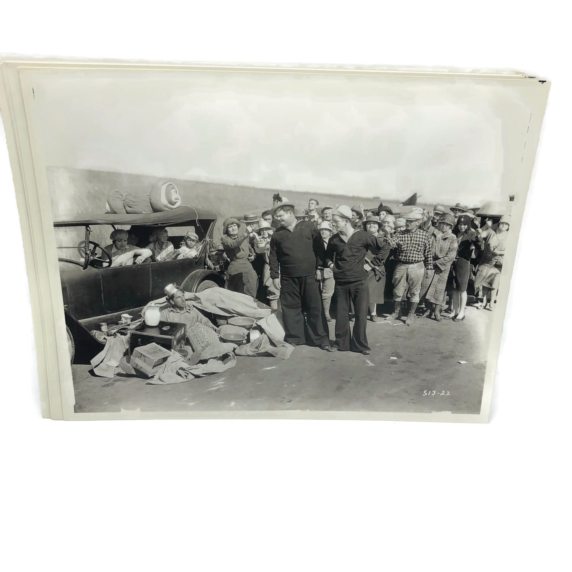Vintage New Mint Condition Laurel & Hardy Stills From Two Taps