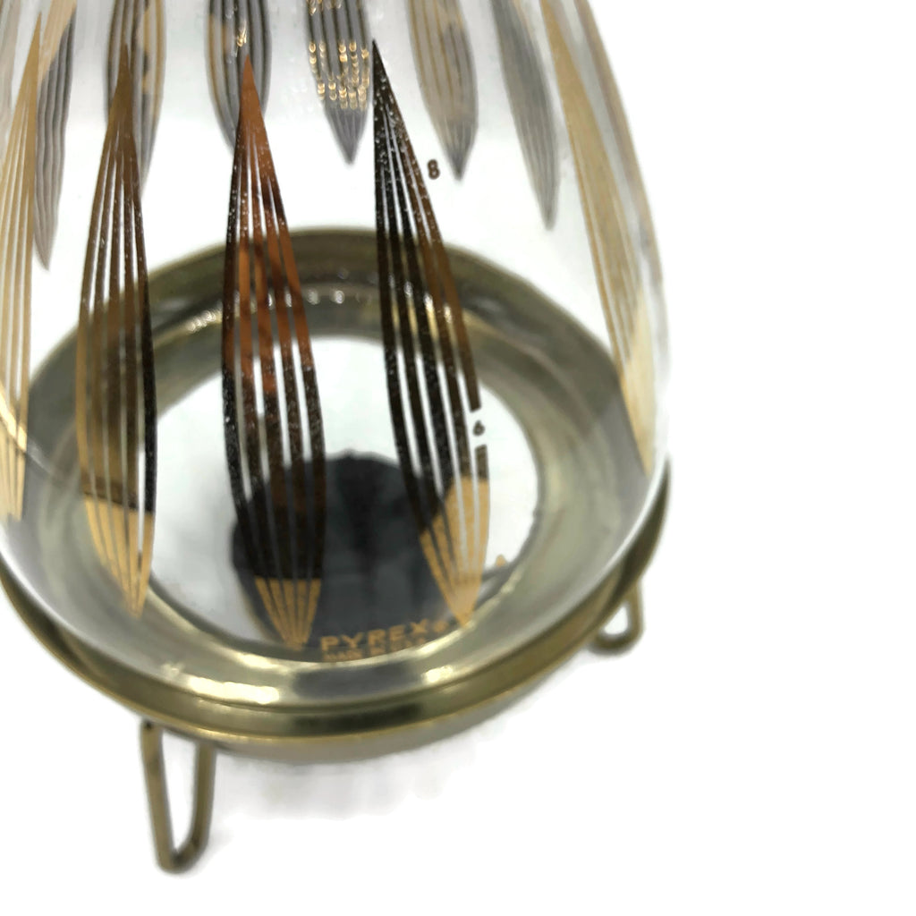 Vintage Pyrex Coffee Warmer W/ Stand