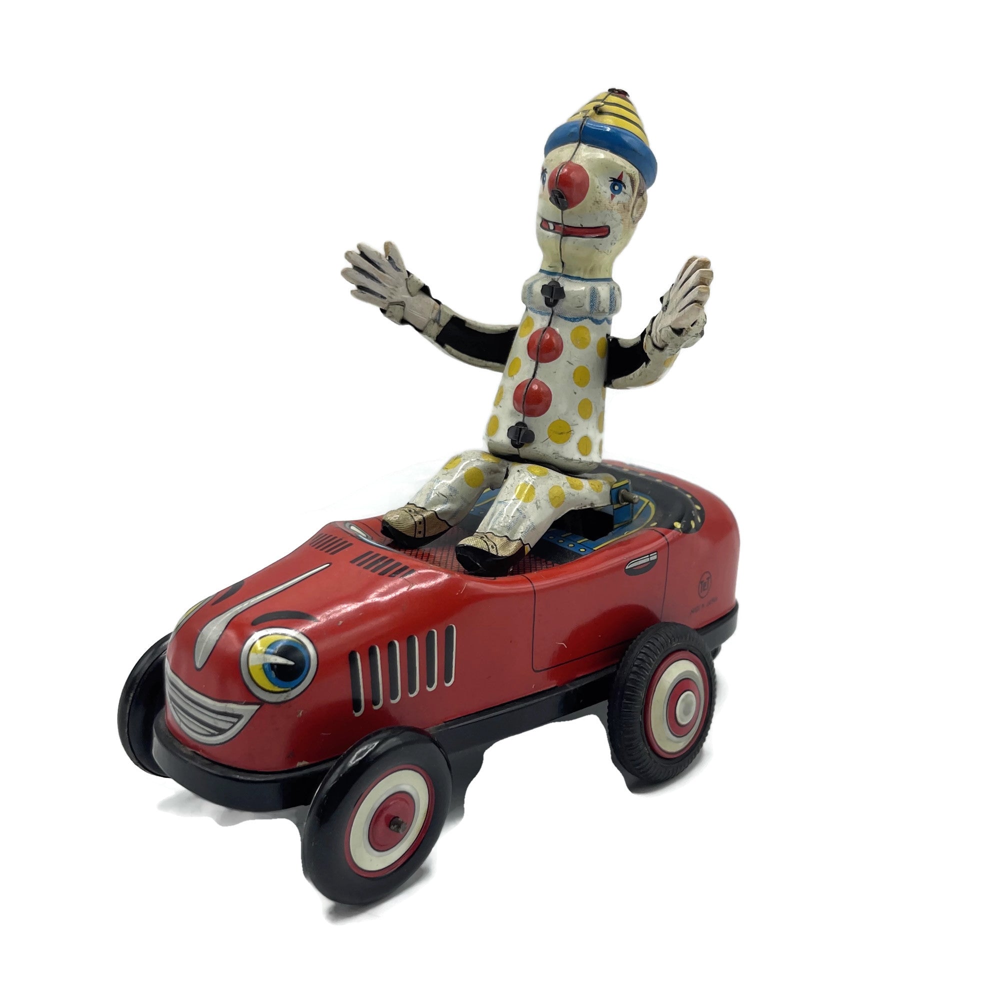 Rare Vintage TET Wheelie Friction Toy