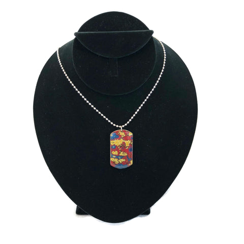 Rebel Nell Graffiti Art Dog Tag Style Necklace