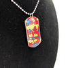 Rebel Nell Graffiti Art Dog Tag Style Necklace