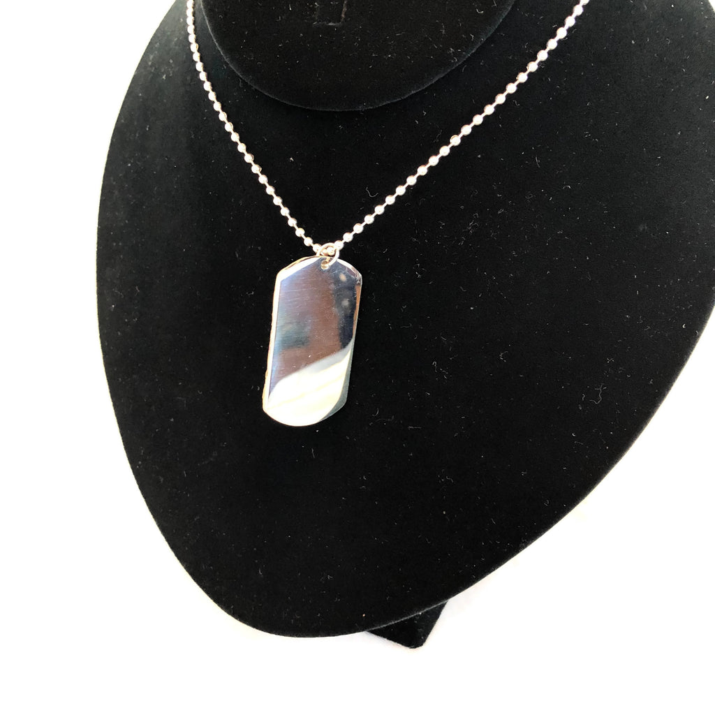 Rebel Nell Graffiti Art Dog Tag Style Necklace