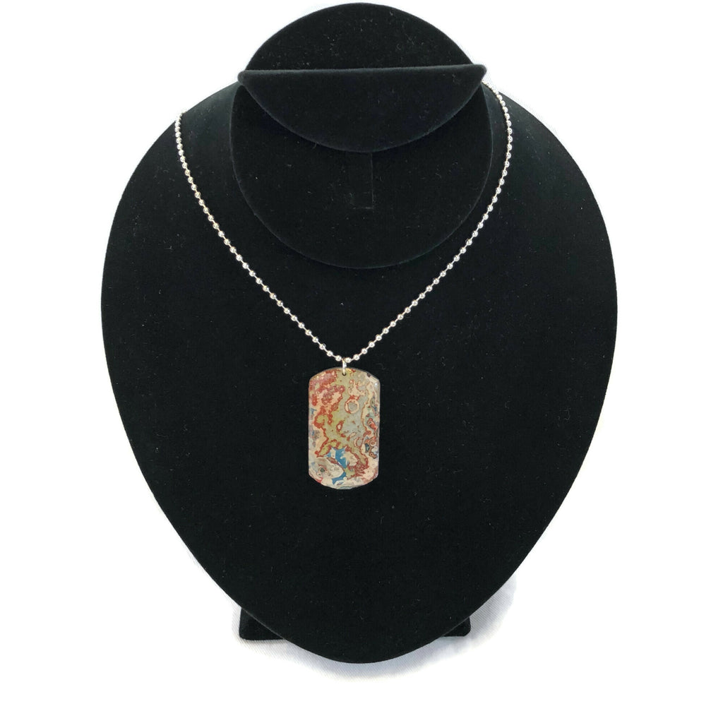 Rebel Nell Graffiti Art Dog Tag Style Necklace