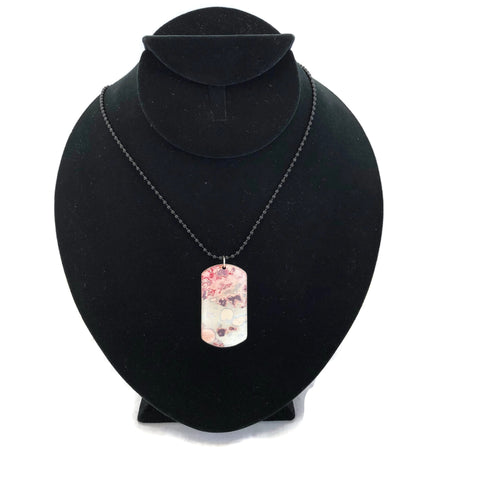 Rebel Nell Graffiti Art Dog Tag Style Necklace