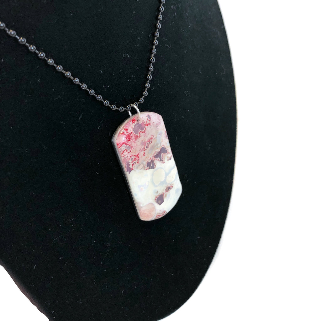 Rebel Nell Graffiti Art Dog Tag Style Necklace