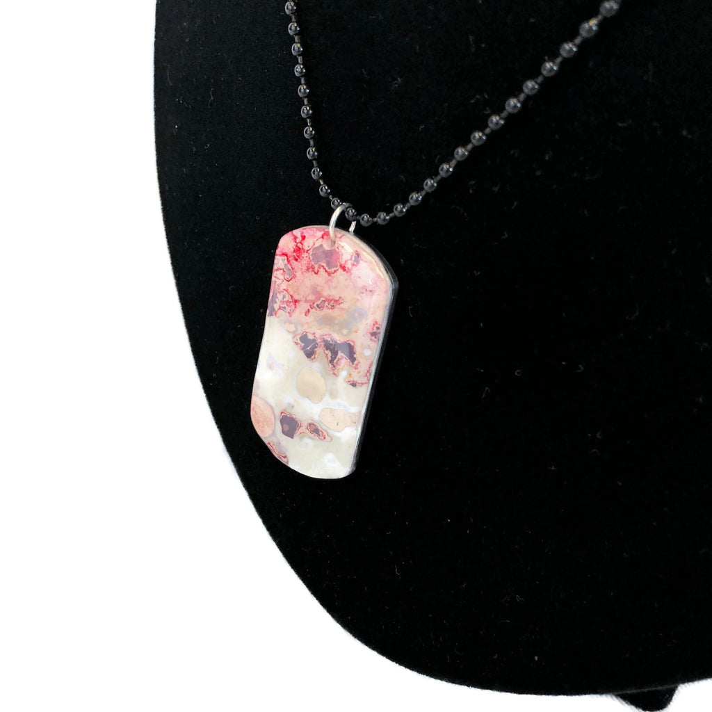 Rebel Nell Graffiti Art Dog Tag Style Necklace
