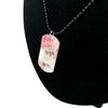 Rebel Nell Graffiti Art Dog Tag Style Necklace