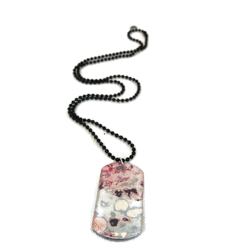 Rebel Nell Graffiti Art Dog Tag Style Necklace