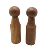 Vintage Mid Century Modern Teak Salt & Pepper Shakers