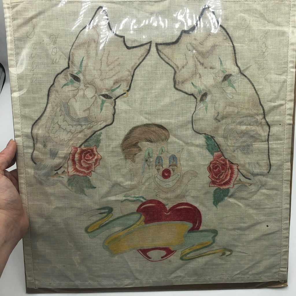 Vintage Comedy and Tragedy Prison Art Handkerchief