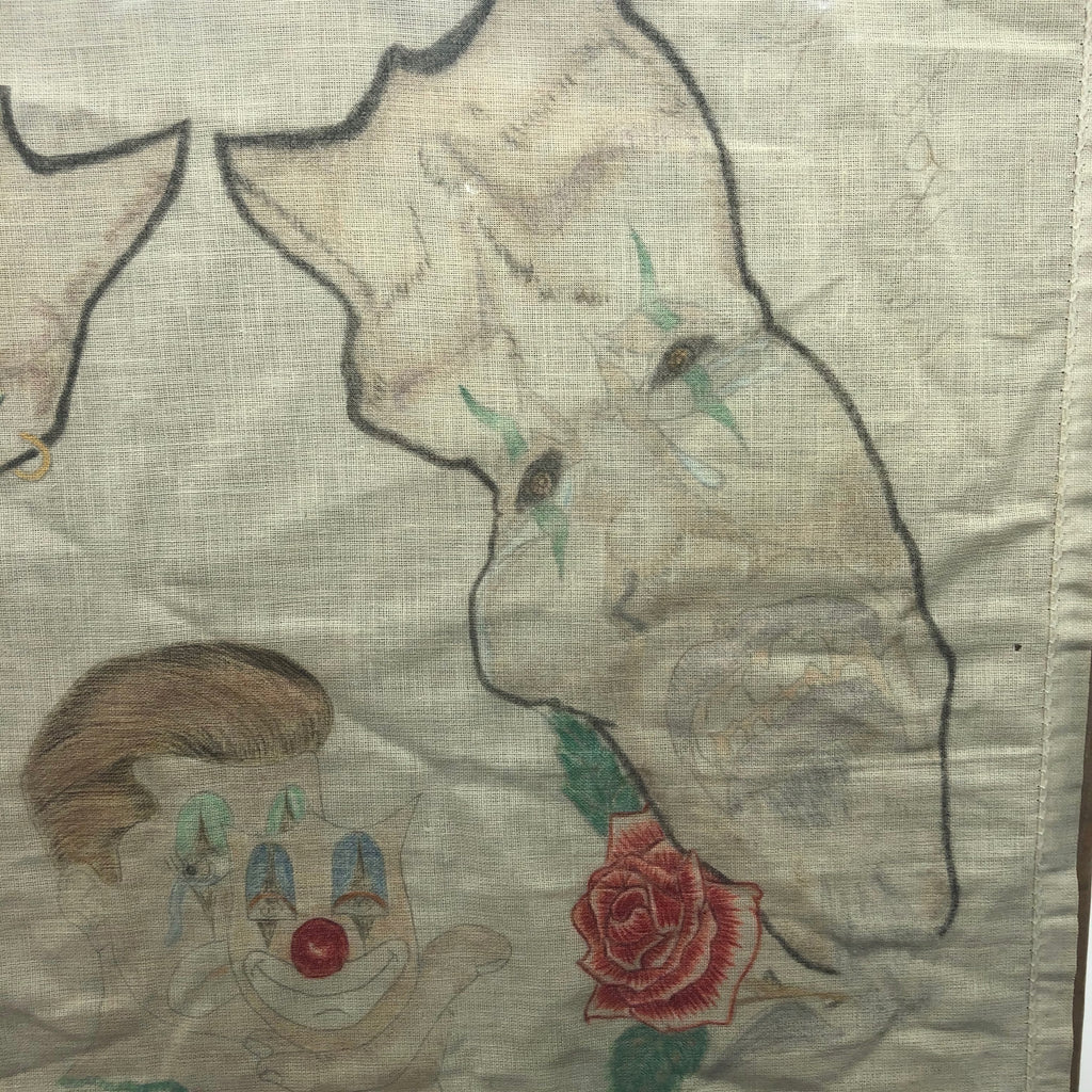 Vintage Comedy and Tragedy Prison Art Handkerchief