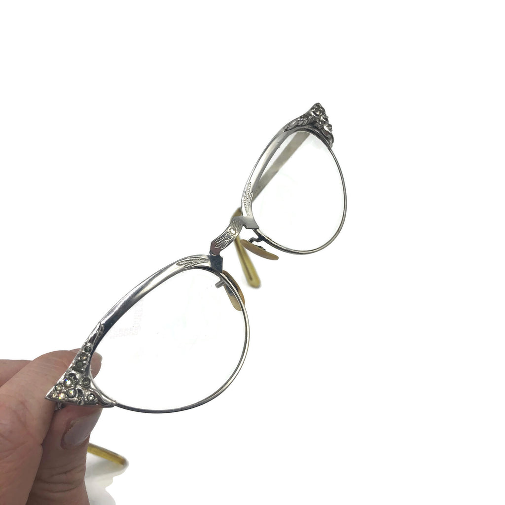 Vintage “My Love” Rhinestone Glasses