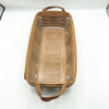 Vintage Longaberger Handwoven Basket with Leather Handles
