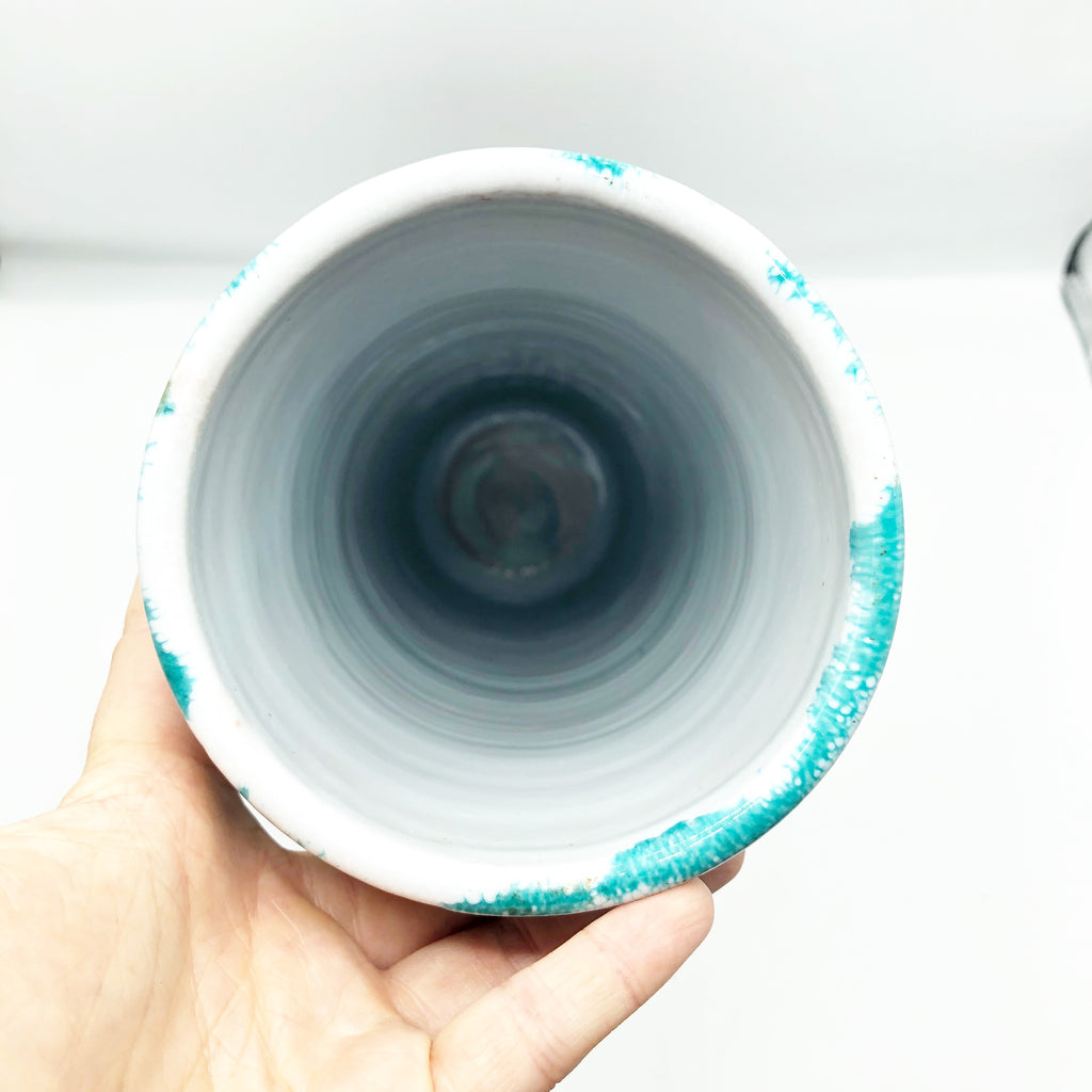 Vintage Mid Century Modern Ladies Tall Ceramic Figural Vase