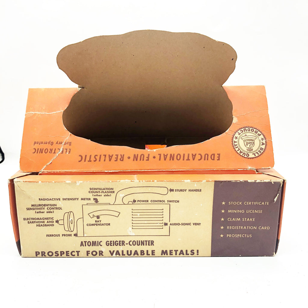 Vintage Cold War By Bell Products Geiger counter 1955