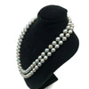 Vintage Gray Baroque Pearl Necklace W/ 14K Clasp