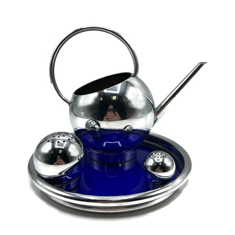 Vintage Rare Chase Art Deco Chrome Pancake Set