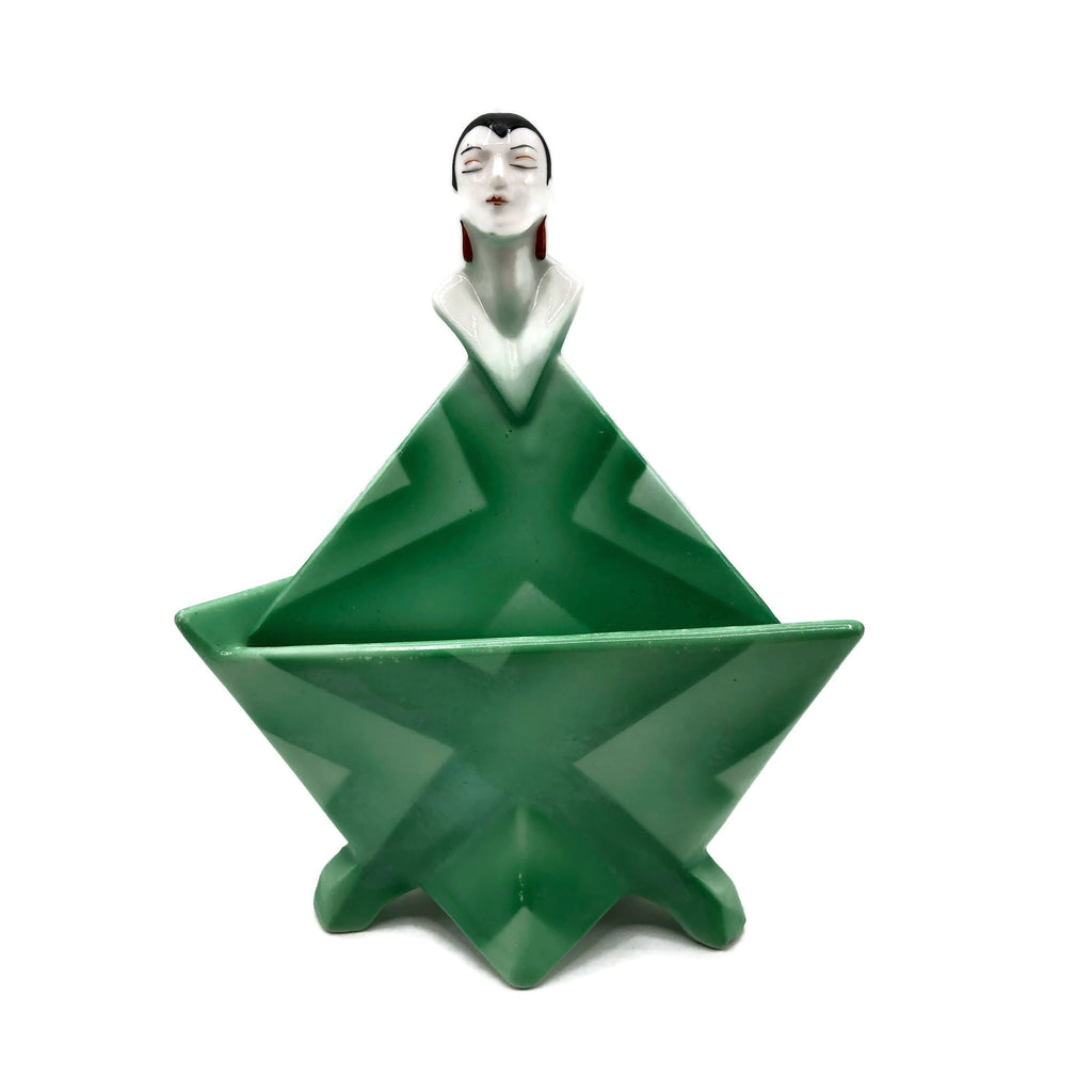 Rare Art Deco Bavaria Boudoir Powder Box