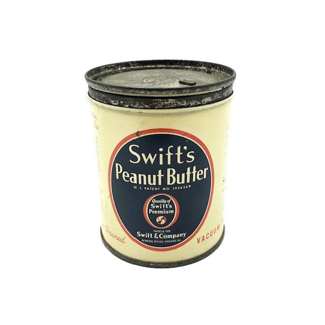 Antique Swifts Peanut Butter Litho Pail Tin