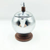 Vintage Chase Chrome W/ Wood Art Deco Creamer