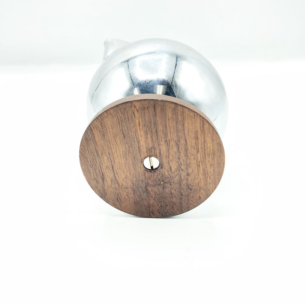 Vintage Chase Chrome W/ Wood Art Deco Creamer