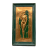 Vintage Copper Nude Hawaiian Embossed Relief Picture