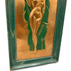 Vintage Copper Nude Hawaiian Embossed Relief Picture