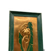 Vintage Copper Nude Hawaiian Embossed Relief Picture