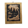 Vintage Copper Hawaiian Embossed Relief Picture