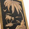 Vintage Copper Hawaiian Embossed Relief Picture