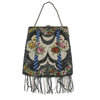 Antique Floral Victorian Beaded Purse