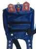 Red, White, & Blue Leather Motorcycle Bag
