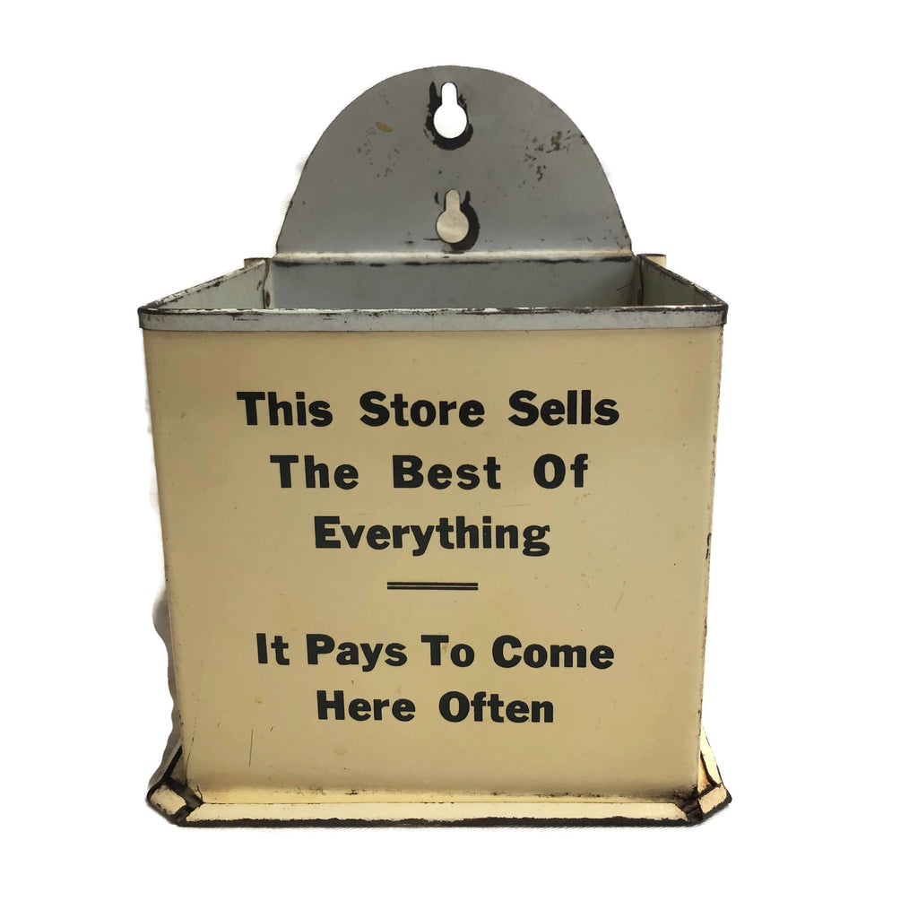 Vintage 1930’s Ice Cream Cone Dispenser Tin Litho