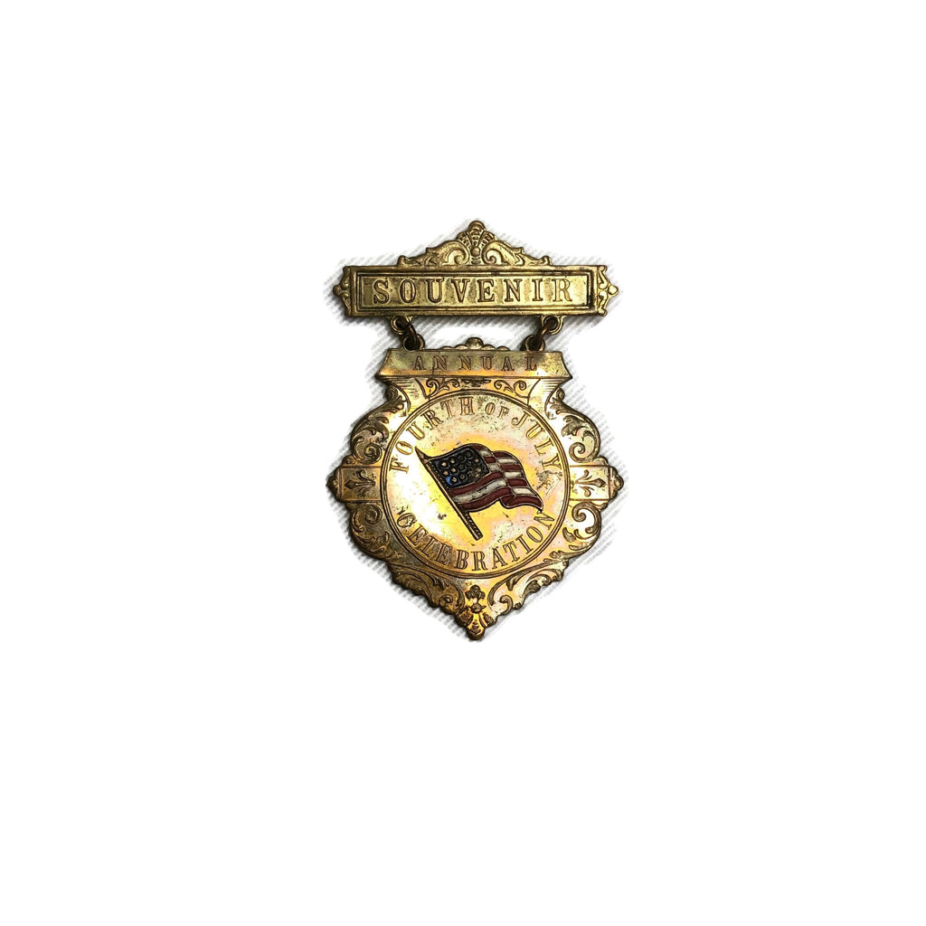 Antique 1890’s 4th Of July Pin