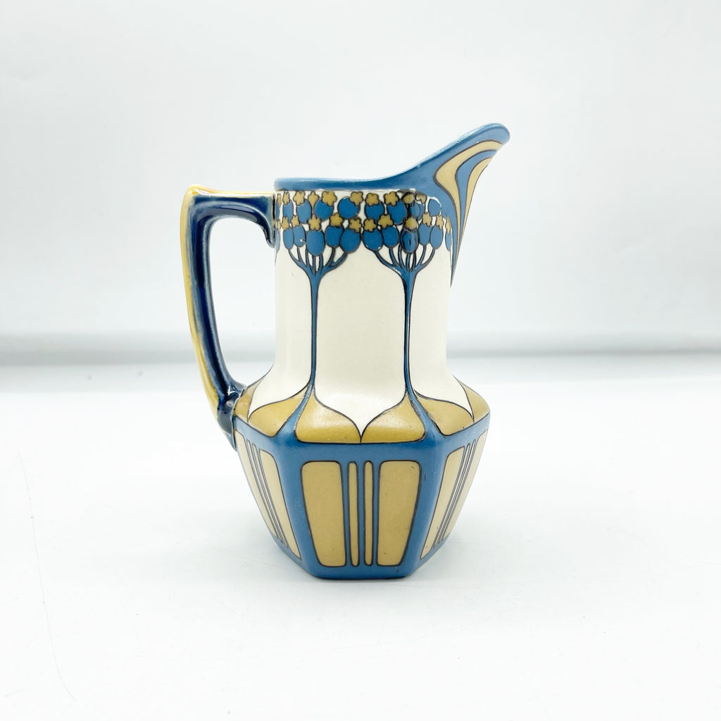 Vintage Rare Mettlach Cream & Sugar Set