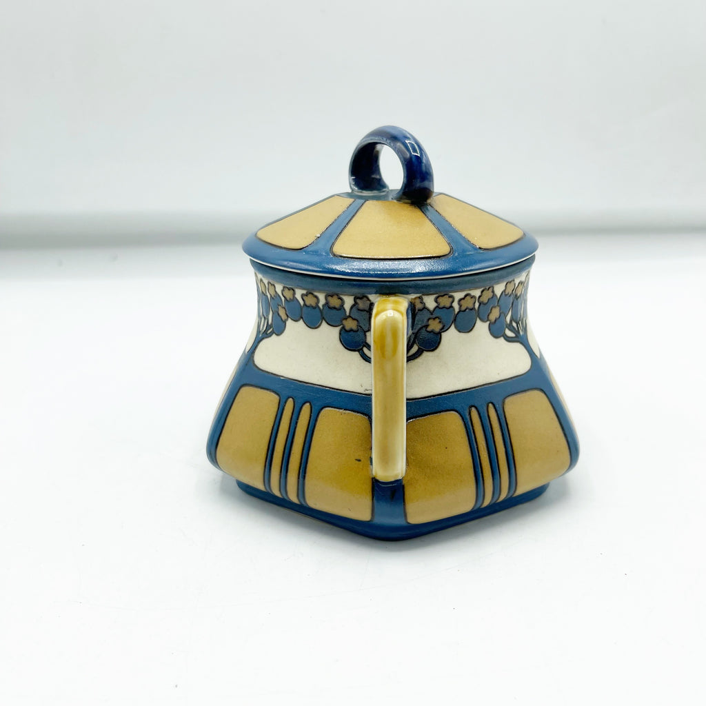 Vintage Rare Mettlach Cream & Sugar Set