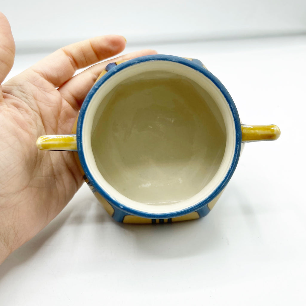 Vintage Rare Art Nouveau Mettlach Cream & Sugar Set