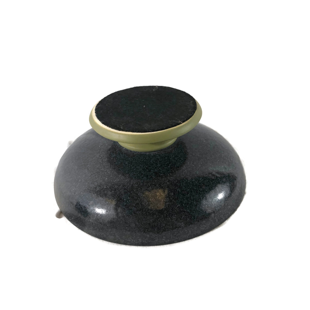 Vintage Sascha B. Enameled Metal Pedestal Bowl