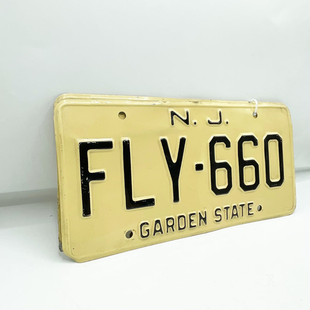 Pair Of Vintage New Jersey License Plates
