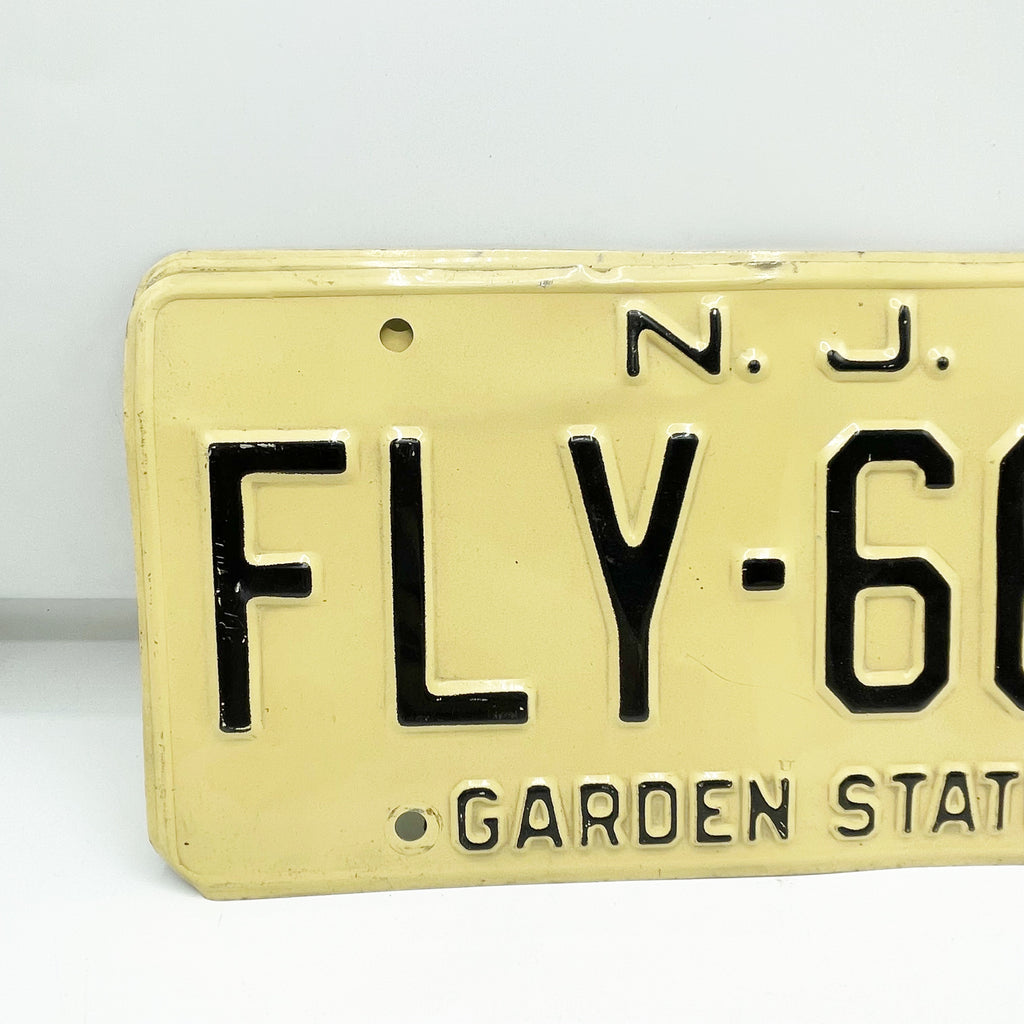 Pair Of Vintage New Jersey License Plates