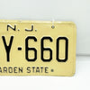 Pair Of Vintage New Jersey License Plates