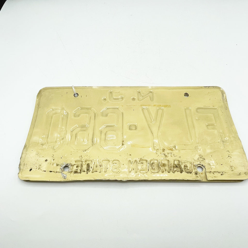 Pair Of Vintage New Jersey License Plates