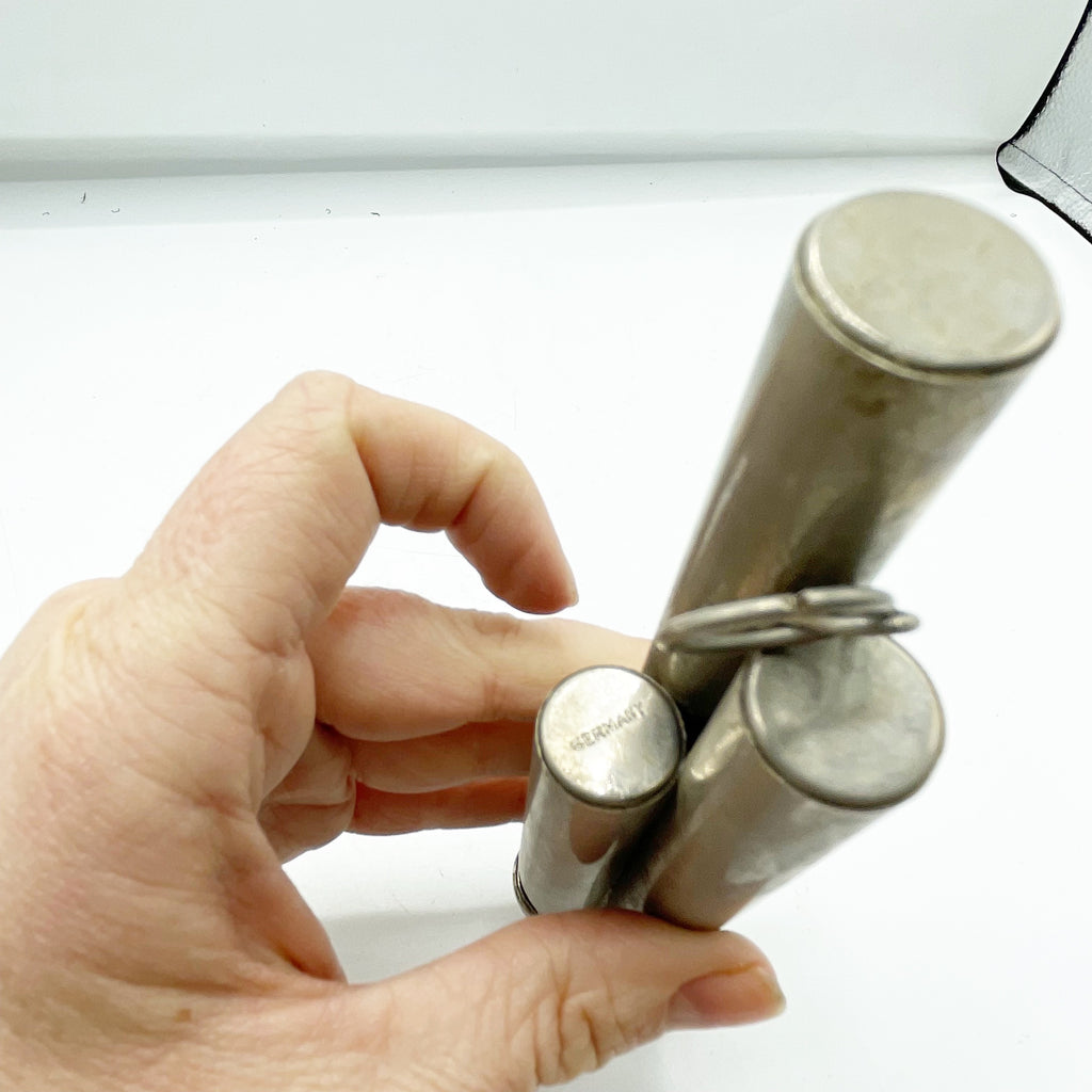 Vintage 3 Barrel Germany Conductor Train Whistle