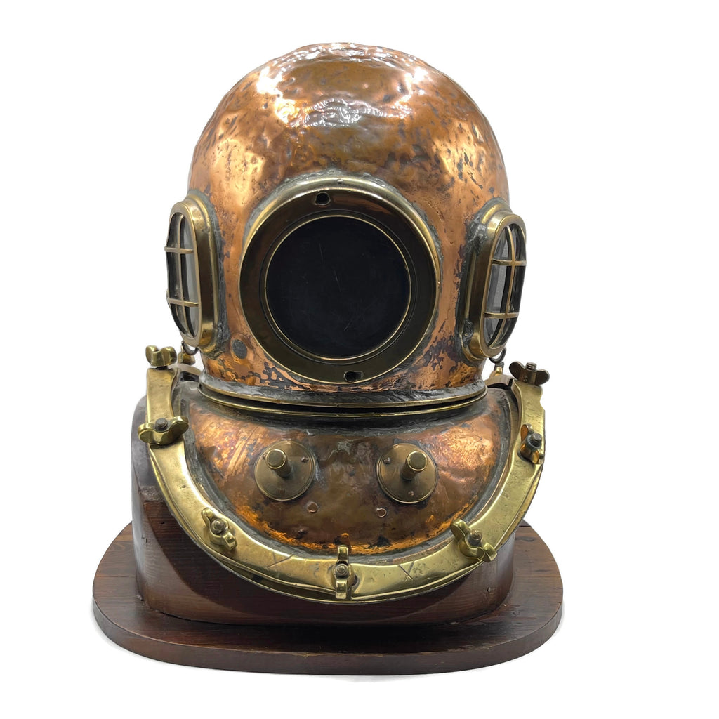 Antique Original Siebe Gorman Naval Diving Helmet