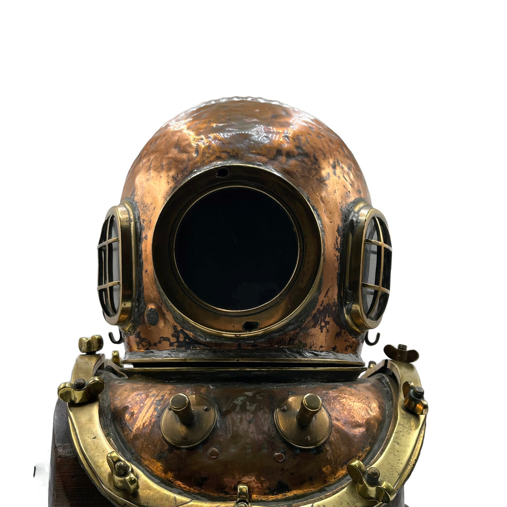 Antique Original Siebe Gorman Naval Diving Helmet