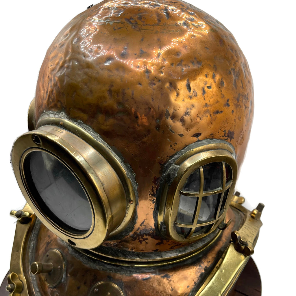 Antique Original Siebe Gorman Naval Diving Helmet
