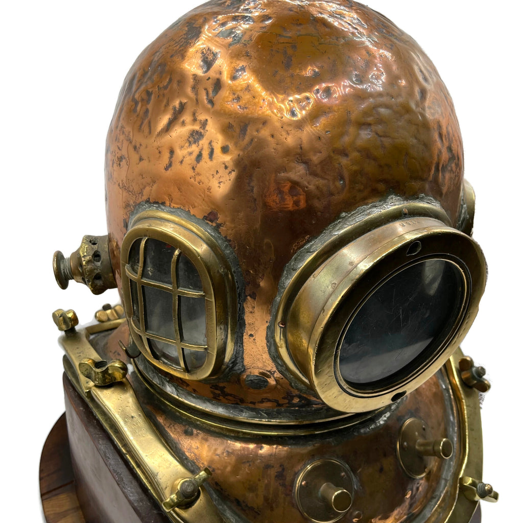 Antique Original Siebe Gorman Naval Diving Helmet