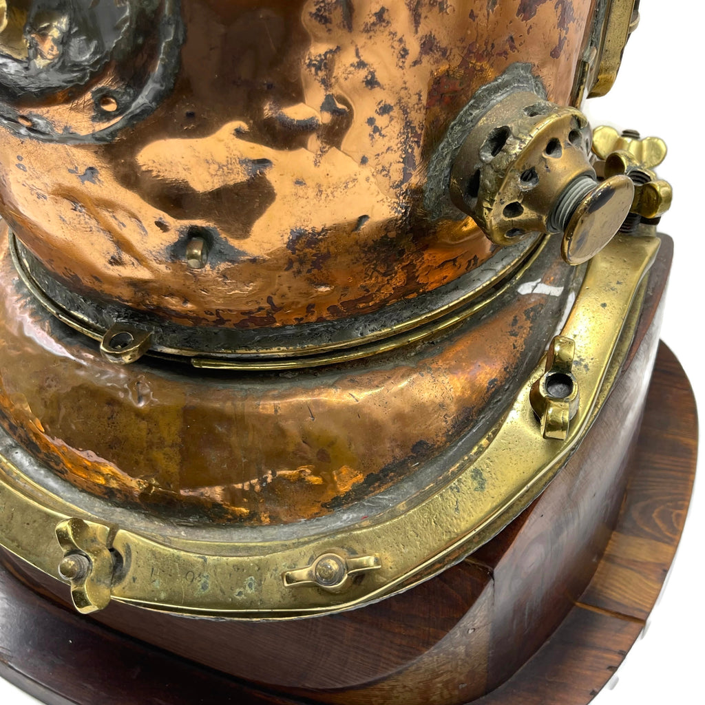 Antique Original Siebe Gorman Naval Diving Helmet