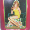 Vintage Girl In Yellow Bathing Suit 1932 Coca-Cola Tray