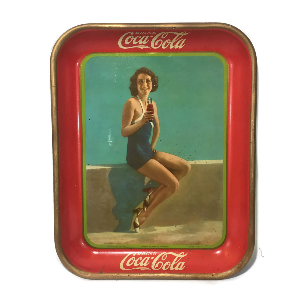 "Frances Dee" Movie Star 1932 Coca-Cola Tray